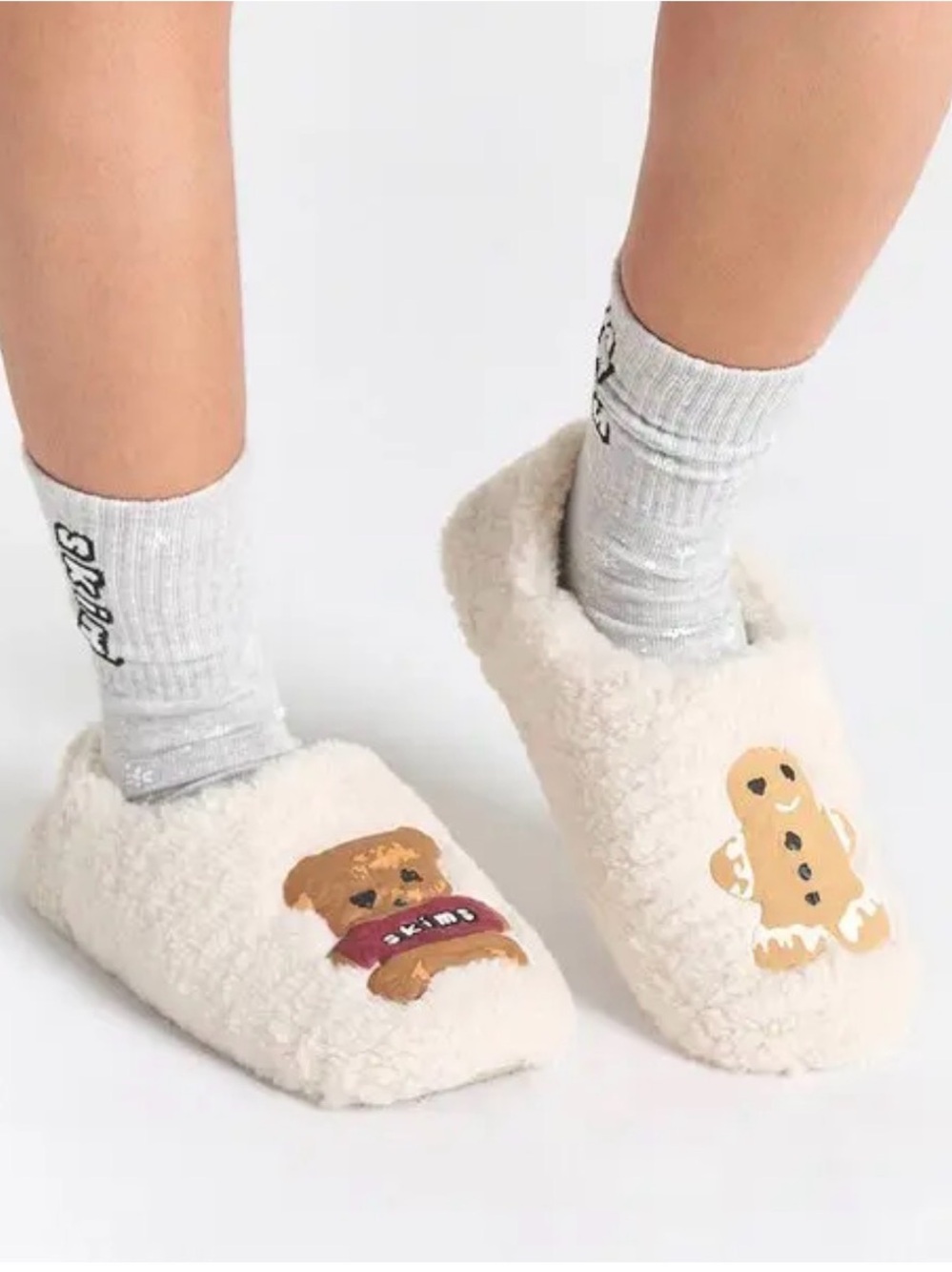 🔥 SKIMS x CPFM Sherpa Slipper | Marble | 37 / US 6 | NWT 🔥